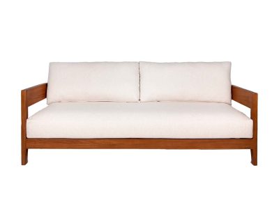T10130 SOL 3人座實心柚木沙發